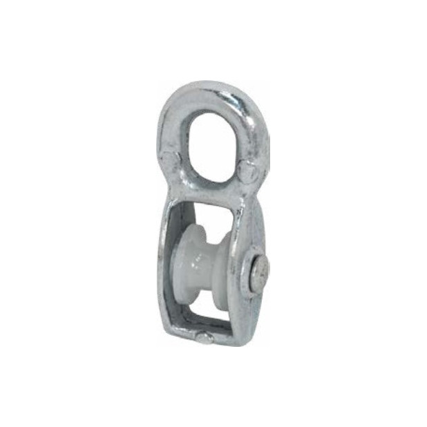 POLEA FIJA C/RUEDA NYLON 25MM