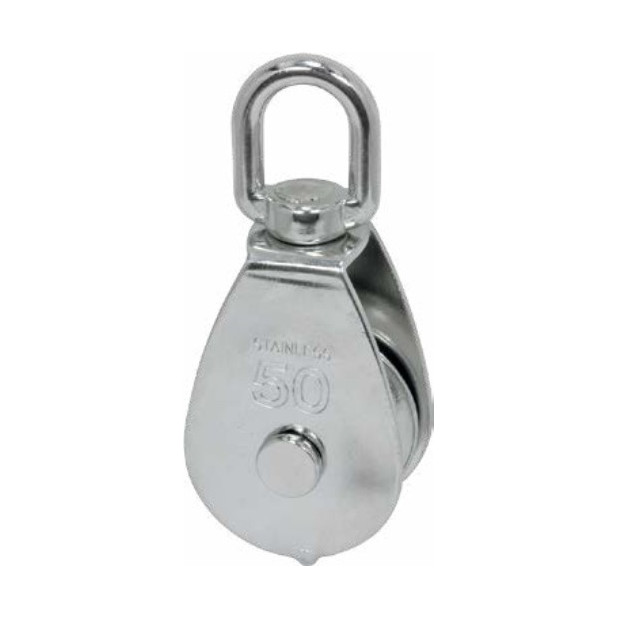 POLEA FIJA C/RUEDA INOX 25MM