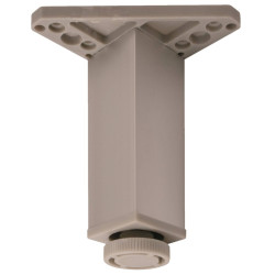 PATA ALUMINIO CUAD. REGU. 150x40 CROMO MATE