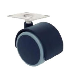 RUEDA TINA 50MM P42x42 NEGRO-GRIS
