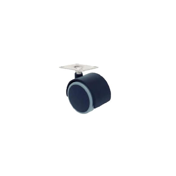 RUEDA TINA 50MM P42x42 NEGRO-GRIS