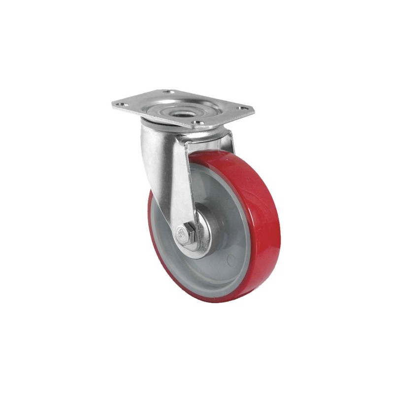 RUEDA BSC PSR 80 PLACA ROJA-GRIS