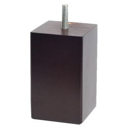 PATA MADERA CUADRADA M-433 ALT.100 60x60 WENGE