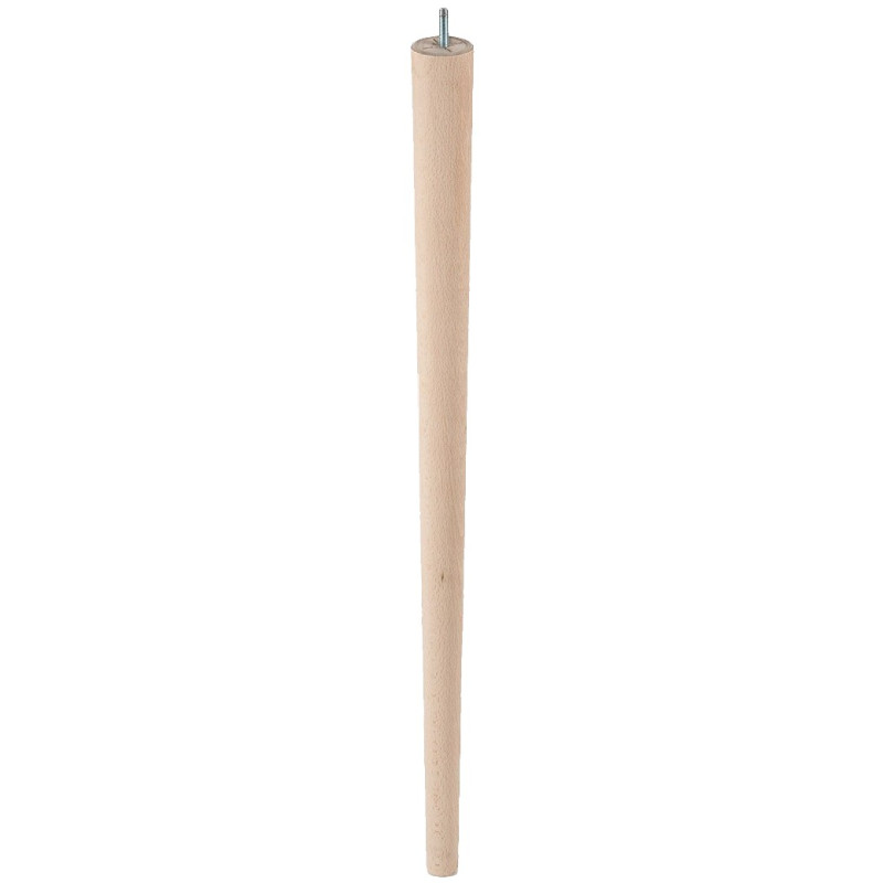 PATA MADERA CONICA M-937 ALT.720 D46 H.CRUDO