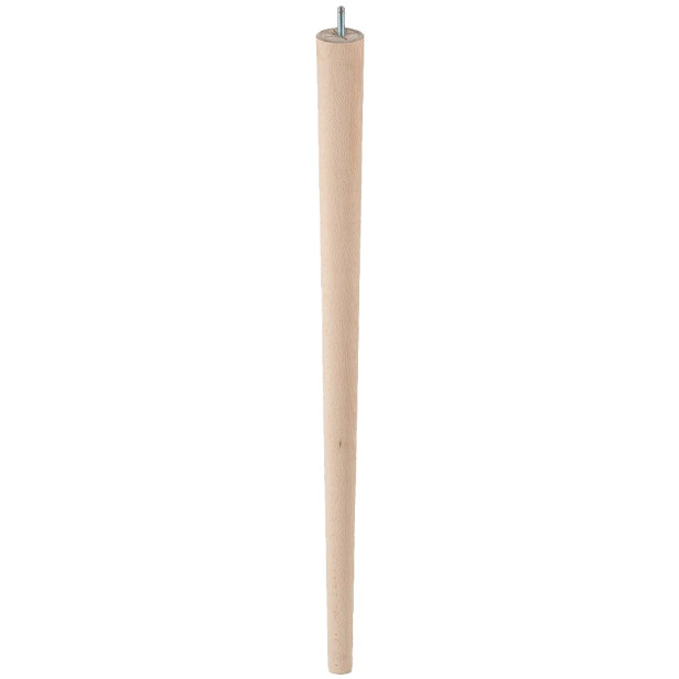 PATA MADERA CONICA M-937 ALT.720 D46 H.CRUDO