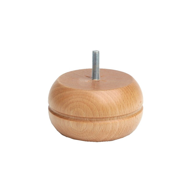 PATA MADERA REDONDA M-459 ALT.050 H.CRUDO (DESCAT)