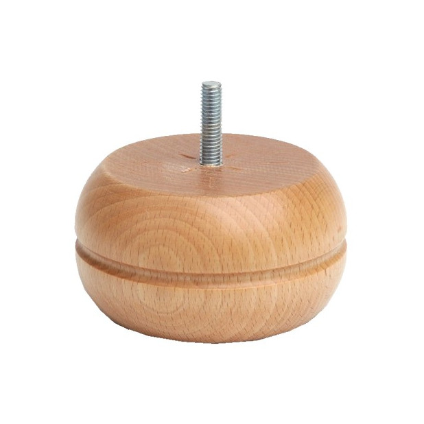 PATA MADERA REDONDA M-459 ALT.050 H.CRUDO (DESCAT)