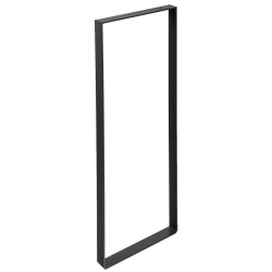 PATA ACERO 800x300x40MM NEGRO PORO