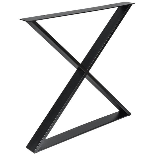PATA ACERO 80x71CM ASPA NEGRO PORO (EMB. CAJA)