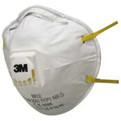 MASCARILLA FFP1 MOLDEADA C/VALVULA 8812 (POR UNIDAD)