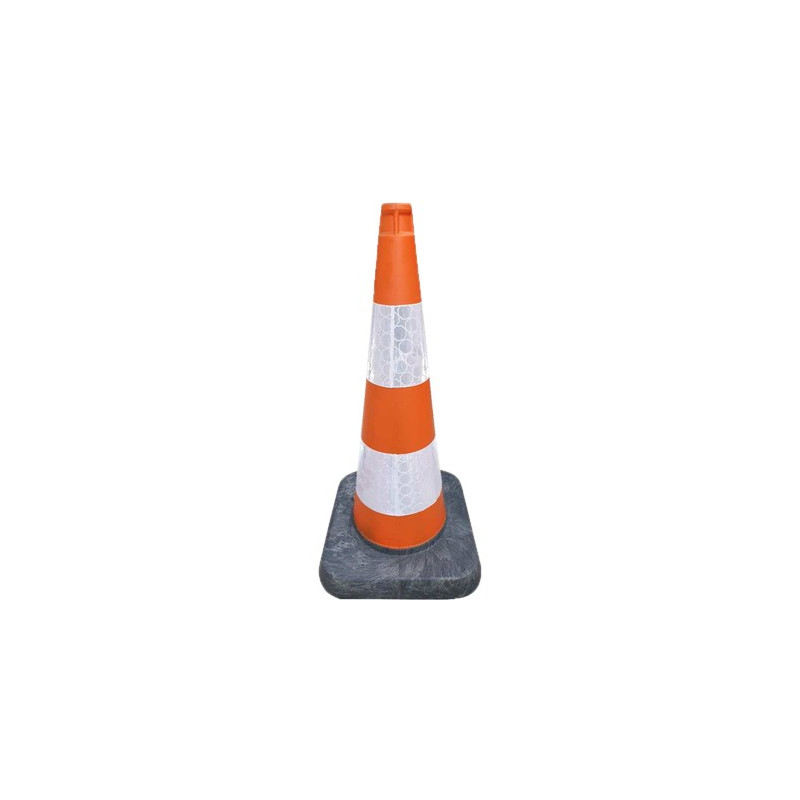 CONO CAUCHO 2 BANDAS REFLECTANTES 5,5KG 75CM