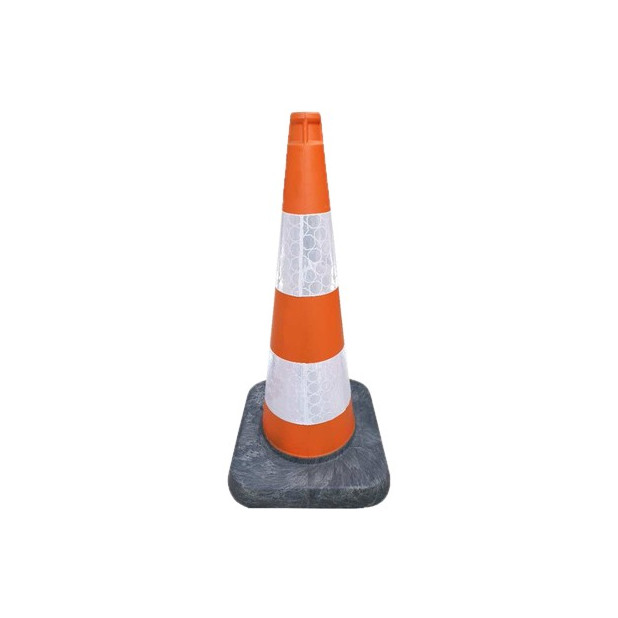 CONO CAUCHO 2 BANDAS REFLECTANTES 5,5KG 75CM