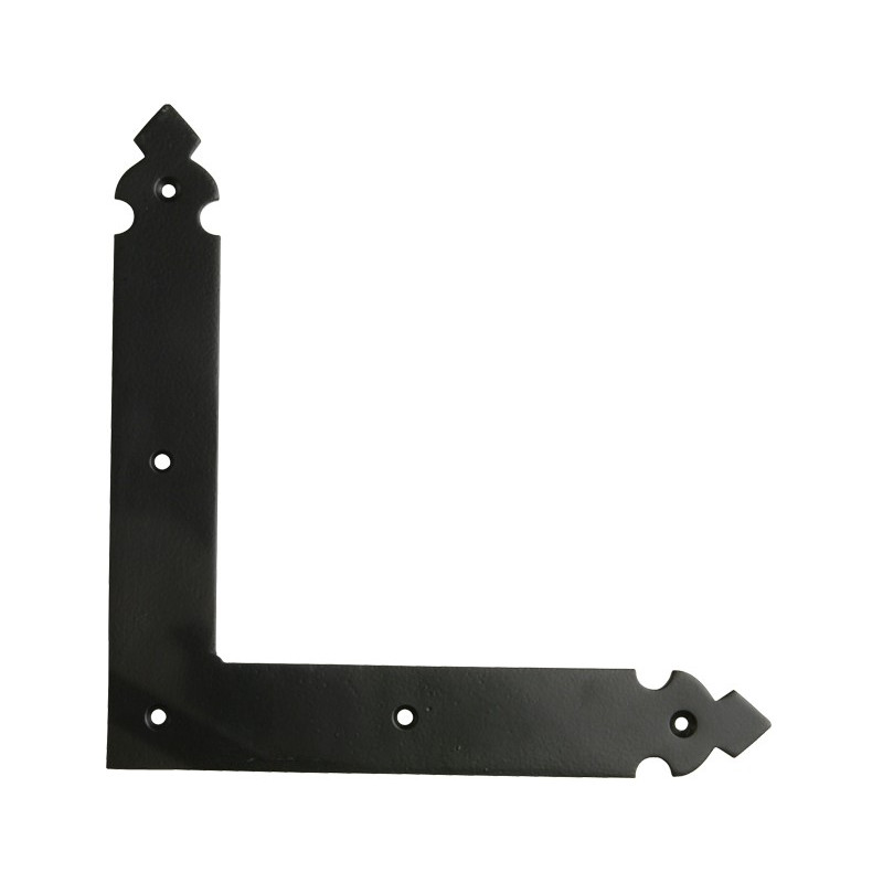ESCUADRA PLANA 400X400 NEGRO
