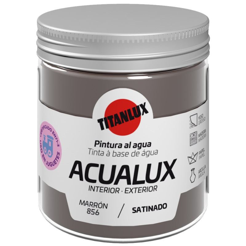 ACUALUX SATINADO MARRON 75ML
