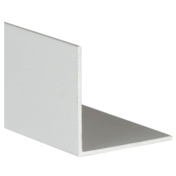 PERFIL ALU ANOD PLATA  M-9000 10x10x1MM 2.6MTS