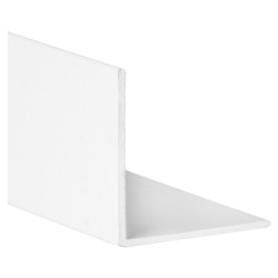 PERFIL ALU BLANCO M-9000 20x20x1MM 2.6MTS