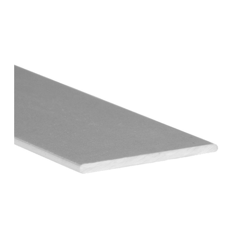 PERFIL ALU ANOD PLATA LISO M-9002 40x1.5MM 2.6MTS