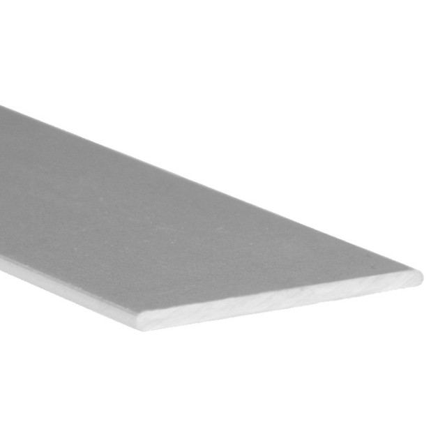 PERFIL ALU ANOD PLATA LISO M-9002 40x1.5MM 2.6MTS