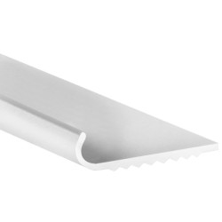 PERFIL BORDE ESCALON ALU BLANCO M-9009