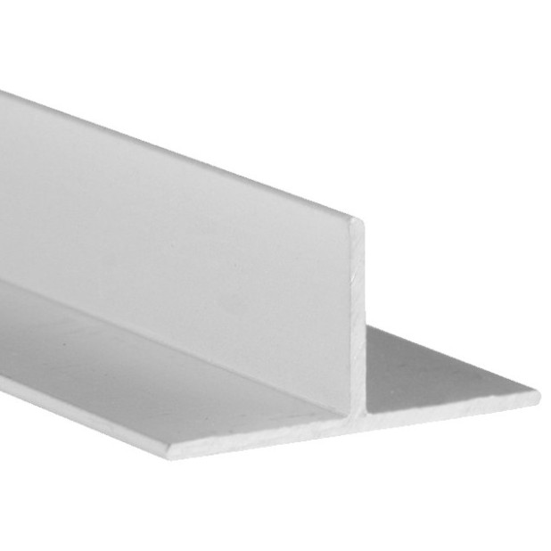 PERFIL "T" ALU PLATA M-9007 30x15x1.3MM 1MTS