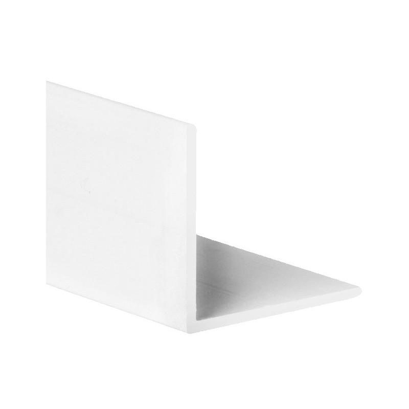 PERFIL PVC BLANCO M-9100 20x20x1MM 2.6MTS
