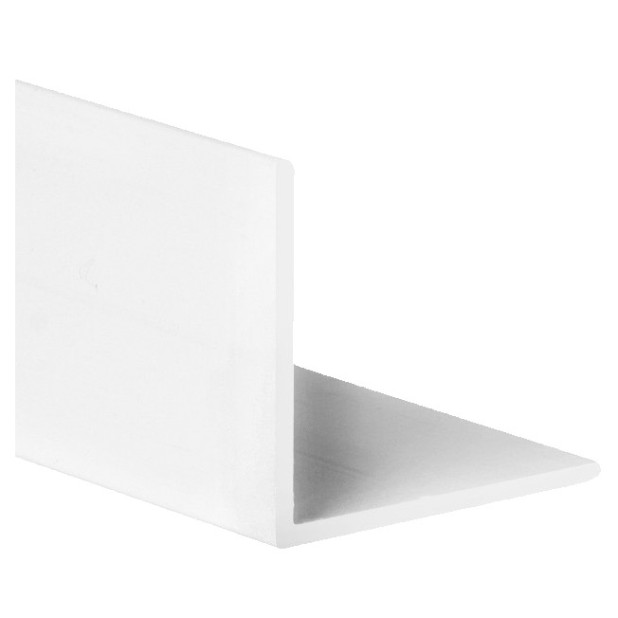 PERFIL PVC BLANCO M-9100 30x30x1MM 2.6MTS