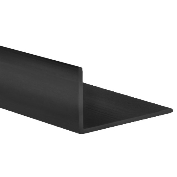 PERFIL PVC NEGRO M-9101 20x10x1MM 1MTS