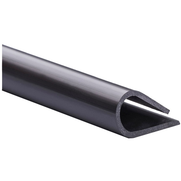 PINZA PVC NEGRA 15x0.9MM 1MTS (DESCAT.)