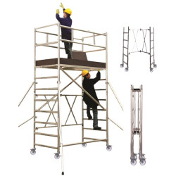 ANDAMIO TUBULAR ALUM ROLER PLUS L MOD.B