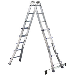 ESCALERA TELESCOP. ALUMI. ESCALISIMA PLUS 10+10 PELD.
