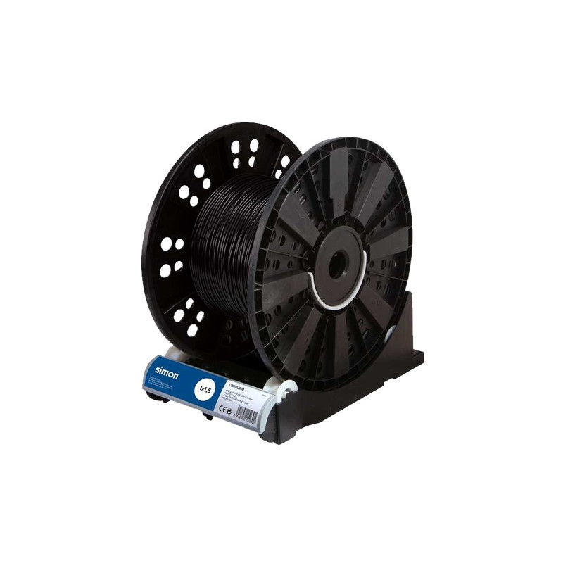 CABLE UNIPOLAR 1X1,5 H07V-K NEGRO (100MTS)