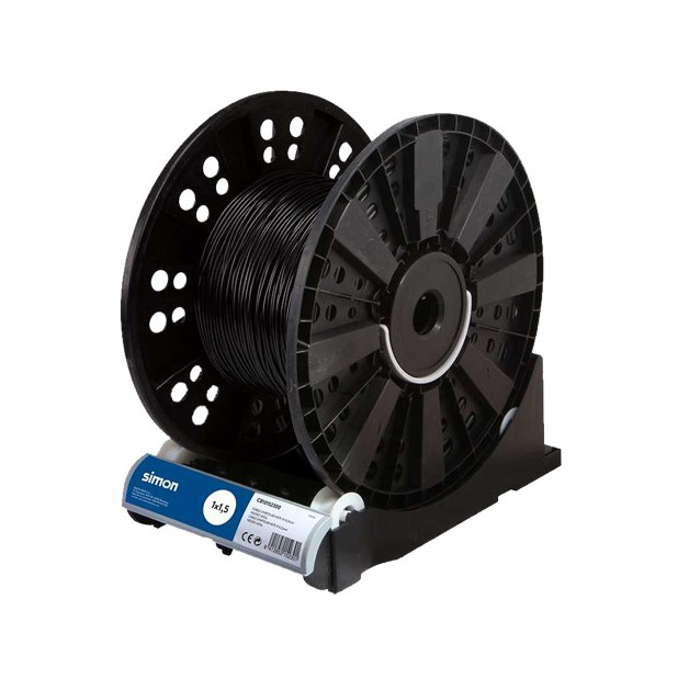 CABLE UNIPOLAR 1X1,5 H07V-K NEGRO (100MTS)