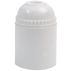PORTALAMPARAS E27 TERMOPL. BLANCO