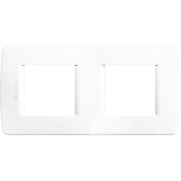 PLACA 2+2MOD BLANCO NIEVE