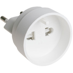 ADAPTADOR UNIVERSAL 2P+T 10A 250V