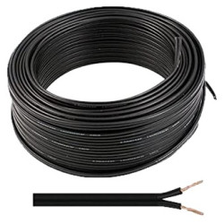 CABLE PARALELO 2x0,75 NEGRO