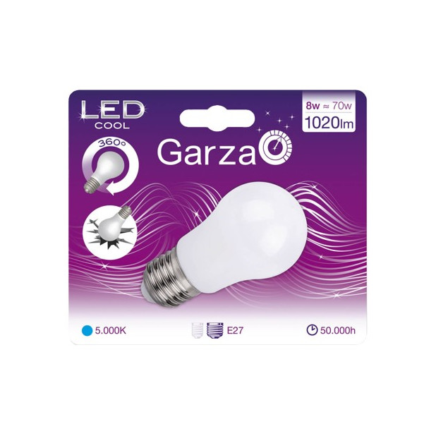 LAMPARA LED STD 8W E27 360º 1020LM 5000K