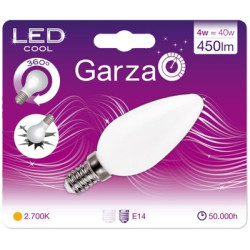 LAMPARA LED VELA 4W E14 360º 450LM 2700K