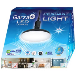 LED PENDANT LIGHT NEGRO 12W 800LM 40K