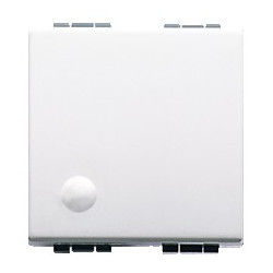 INTERRUPTOR BLANCO 1P 16A 2MOD.