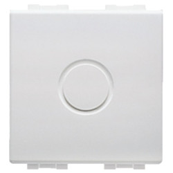 PLACA SALIDA CABLE 2MOD BLANCO