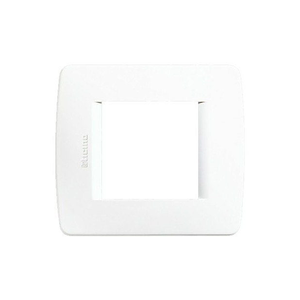 PLACA 2MOD CENTRADO BLANCO