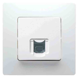 NL BASE TOMA TLF RJ11 BLANCO MONOB.