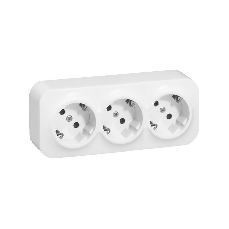 FORIX BASE ENCHUFE TRIPLE 2P+T
