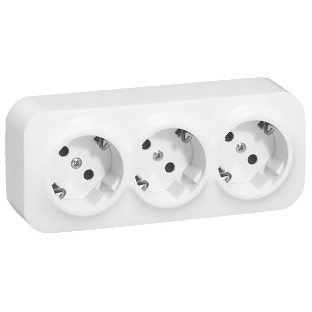 FORIX BASE ENCHUFE TRIPLE 2P+T