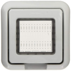 TAPA IB 2MOD IP55 GRIS