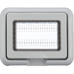 TAPA IB 3MOD IP55 GRIS