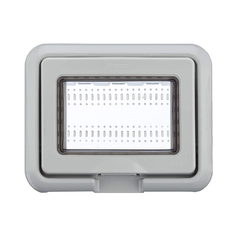 TAPA IB 3MOD IP55 GRIS