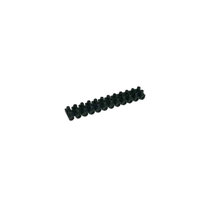 REGLETA NYLBLOC 2,5MM2 NEGRA