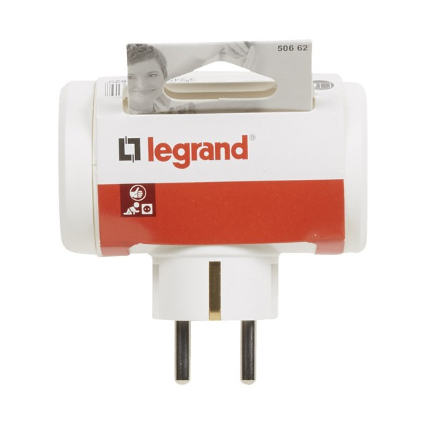 ADAPTADOR 3X2P+T 16A BLANCO